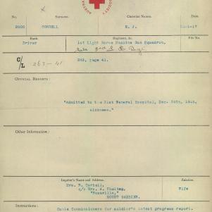 Soldier packet page