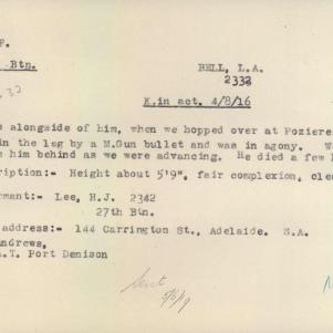 Soldier packet page