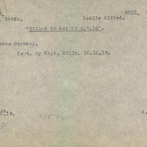 Soldier packet page