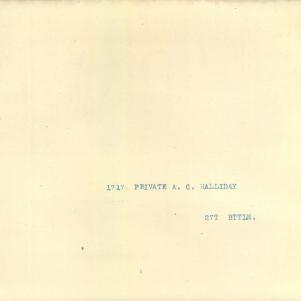 Soldier packet page
