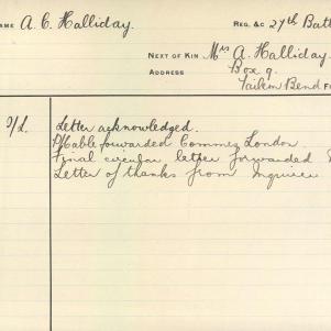 Soldier packet page