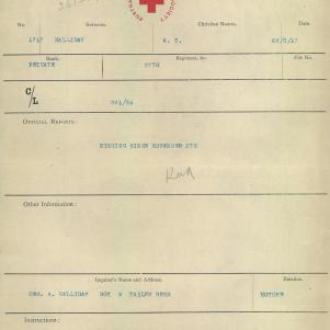 Soldier packet page