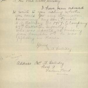 Soldier packet page