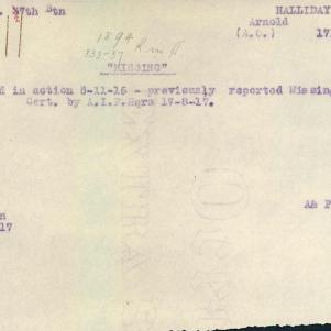 Soldier packet page