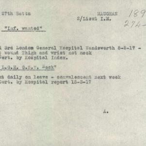 Soldier packet page