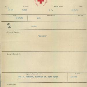 Soldier packet page
