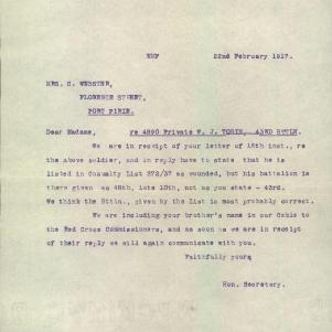 Soldier packet page