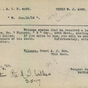 Soldier packet page