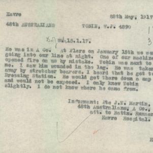 Soldier packet page