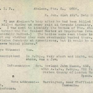 Soldier packet page