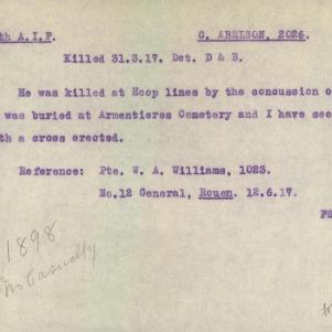 Soldier packet page