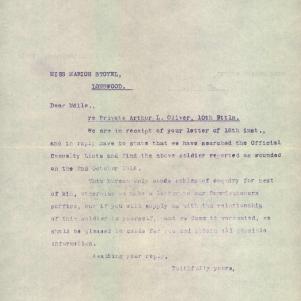 Soldier packet page