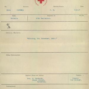 Soldier packet page