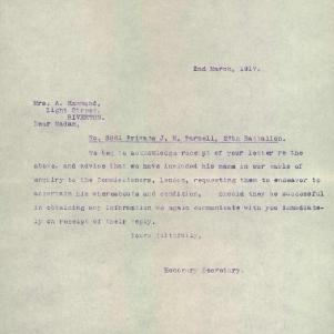Soldier packet page