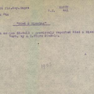 Soldier packet page