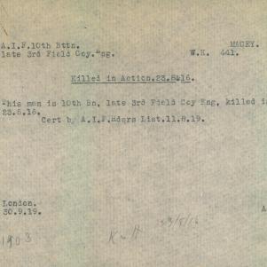 Soldier packet page
