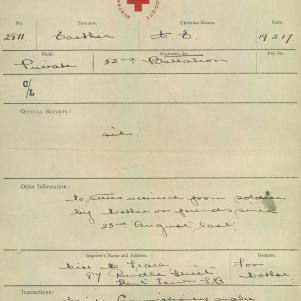 Soldier packet page