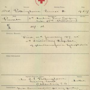 Soldier packet page