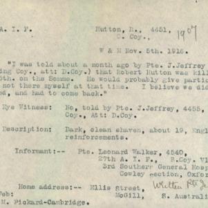 Soldier packet page
