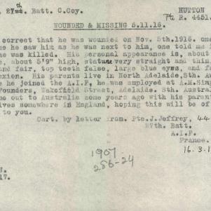 Soldier packet page