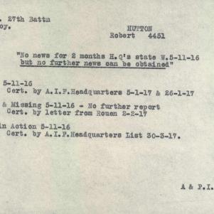 Soldier packet page