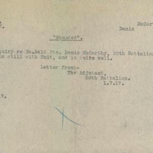 Soldier packet page