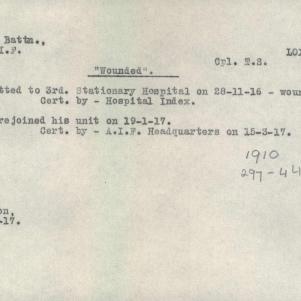 Soldier packet page