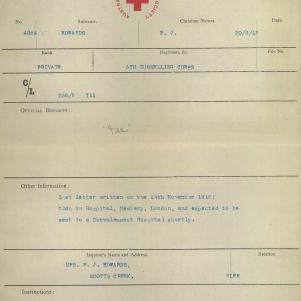 Soldier packet page