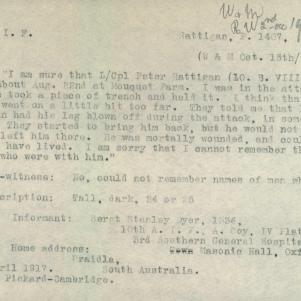 Soldier packet page