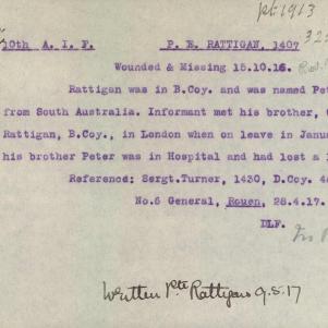 Soldier packet page
