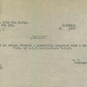 Soldier packet page