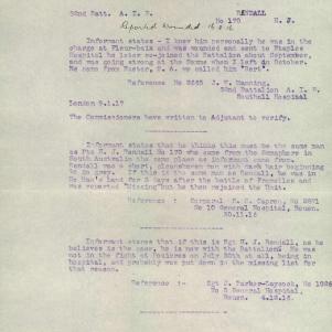 Soldier packet page