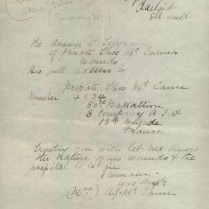 Soldier packet page