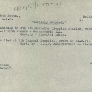 Soldier packet page