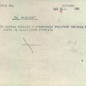 Soldier packet page