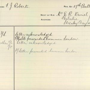 Soldier packet page
