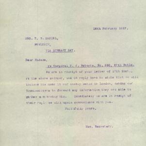 Soldier packet page