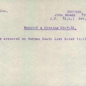 Soldier packet page