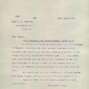 Soldier packet page