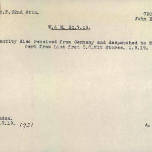 Soldier packet page