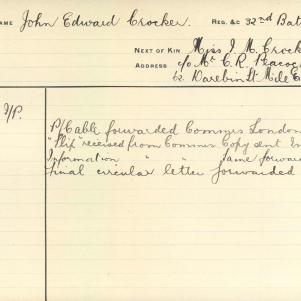 Soldier packet page