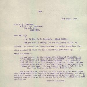 Soldier packet page