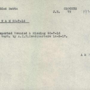 Soldier packet page