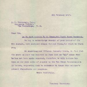 Soldier packet page