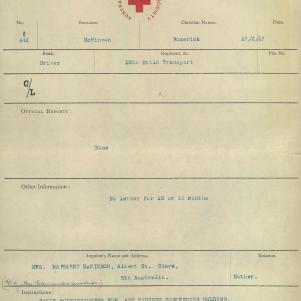 Soldier packet page