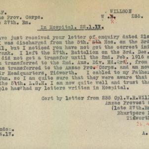 Soldier packet page