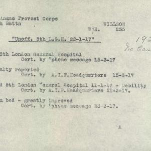 Soldier packet page