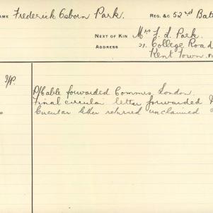 Soldier packet page