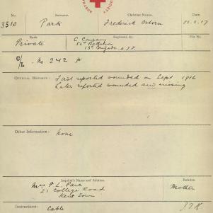 Soldier packet page