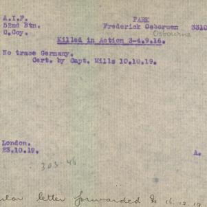 Soldier packet page